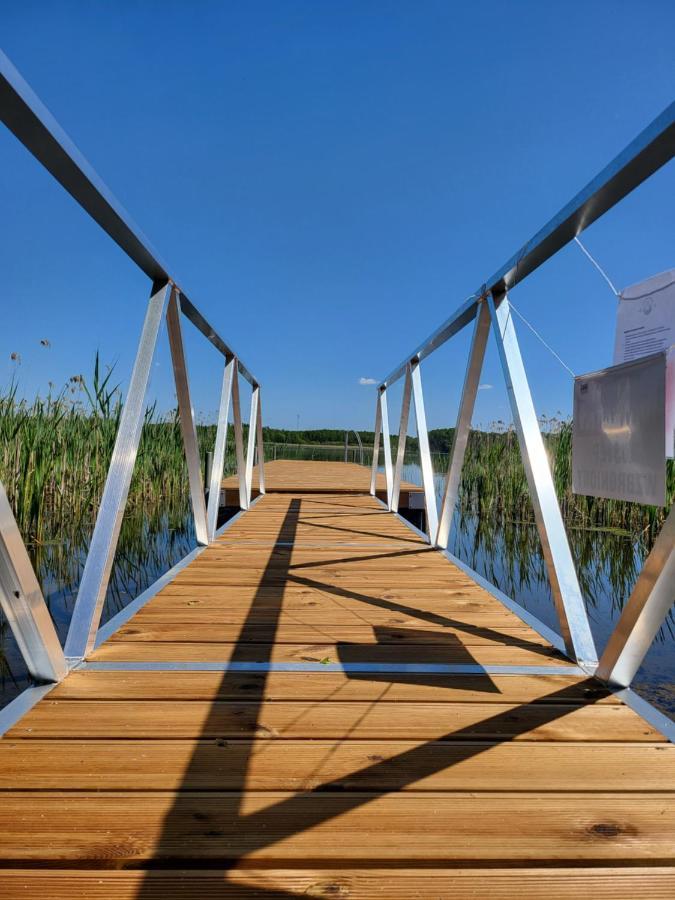 Okno Na Wode- Caloroczne Domy Z Linia Brzegowa Jeziora I Sauna Rybno  Экстерьер фото